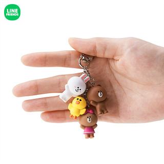 LINE FRIENDS 身形玩偶钥匙扣  动漫周边可爱女生创意包包挂件