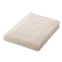 MUJI 棉可再利用 柔软浴巾·薄型 毛巾 毛巾纯棉 原色 70×140cm