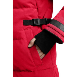 CANADA GOOSE加拿大鹅女装 拇指孔结构  嵌入式罗纹针织袖口 红色 大号
