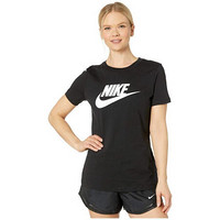 Nike/耐克女子运动短袖T恤修身大logo圆领棉质9153950 红色 1
