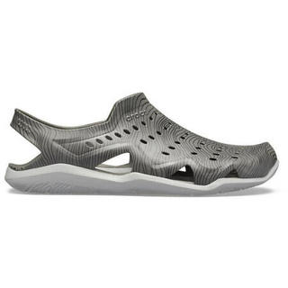 CROCS卡骆驰男士洞洞鞋拖鞋凉鞋205623 Light Grey/late Grey 8