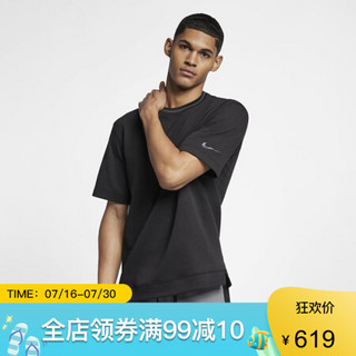 耐克NikeT恤男士Dri-FIT篮球服短袖上衣AJ3538 Black/Anthra 2XL
