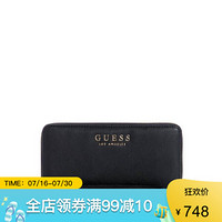 GUESS盖尔斯钱包女士长款拉链手拿包VG729046 black one