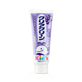 花王 （KAO） 儿童牙膏 紫色葡萄味70g2个 + 蓝色清凉薄荷味 130g2个 共4个装