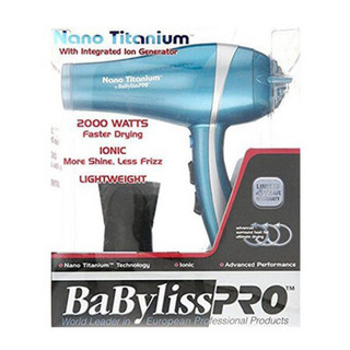 美国直邮 巴比丽丝 BaByliss PRO 美发工具 家用负离子 大功率恒温护发 吹风机 蓝色 2000W 6档