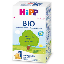 Hipp 德国喜宝 婴儿配方奶粉 有机 1段  600g