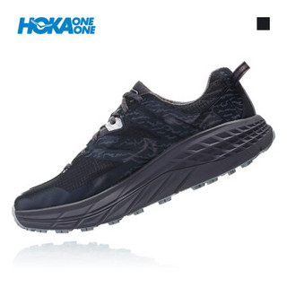 HOKA ONE ONE男飞速羚羊3防水版减震越野跑步3 WP透气缓冲 黑色 / 浅灰色 US 10 /280mm