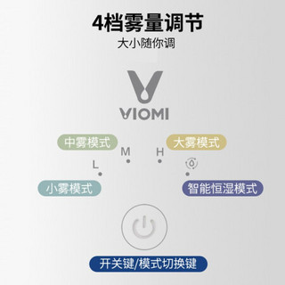 云米加湿器空气加湿卧室客厅静音上加水加湿器家用加湿器母婴适用加湿器家电空气加湿器 家电 加湿器