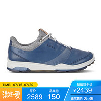 ECCO爱步女士百搭休闲鞋高尔夫球鞋golf系列健步鞋125503 denim blue 37