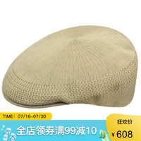 Kangol男帽女帽前进帽鸭舌帽纯色春夏0290BC-1 Beige S