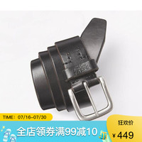 Levi's李维斯男士腰带针扣皮带两用771341762 BLACK 34in