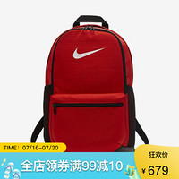 耐克Nike双肩包男女通用训练旅行背包中号BA5329 Red/Blk/Wht ONE SIZE