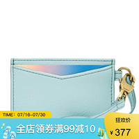 Fossil化石女款卡包收纳包素面休闲日常旅行SLG1249P Aqua Sky one size