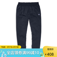 Champion冠军男款运动裤长裤纯色Track轻质舒适休闲P3392  407D55 Navy 2XL