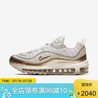 耐克Nike Air Max 98女子气垫运动跑步鞋CI9897 Bro/Red/Whi/Lava W 5.5  M 4