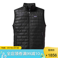 Patagonia巴塔哥尼亚马甲男户外轻质保暖棉服坎肩84242 BLK S