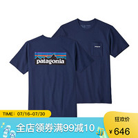 Patagonia巴塔哥尼亚T恤男休闲圆领短袖39178 CNY S