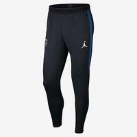 耐克Nike Jordan 男裤运动裤足球裤长裤CT2344 Blk/Hyper Cobalt/Wht L