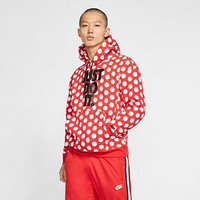 Nike耐克男士卫衣印花套头衫连帽衫BV5529 Red/White/Black 2XL