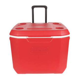 美国直邮 科勒曼 Coleman Whld 拉杆式冷藏箱 47L 红色