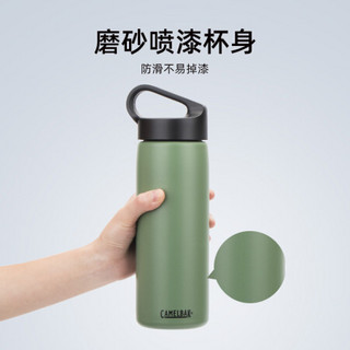 2020新款 驼峰（CAMELBAK）美国户外运动保温杯 不锈钢便携随行杯子简约双层保温水杯 白色  600ML