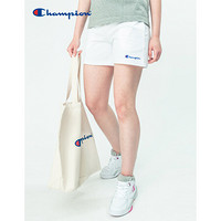 Champion冠军经典款WOMENS BASIC小C LOGO 抽绳短裤女 白色 L