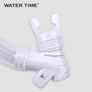 WaterTime蛙咚 儿童呼吸管 潜水呼吸器 全干式呼吸管儿童男女童浮潜装备 浅蓝色
