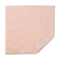MUJI 印度棉　 毛巾手帕 粉红色 ETC