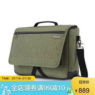 新秀丽(Samsonite)男包电脑包公文包实用斜挎包单肩包89579囤 Olive