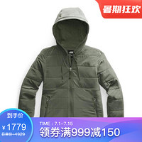 The North Face北面女士外套拼色拉链连帽休闲运动服NF0A3YUA NEW TAUPE L