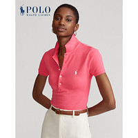 Ralph Lauren/拉夫劳伦女装 2020年春季修身版型弹力Polo衫21445 650-粉红色 XL