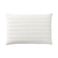 無印良品 MUJI 聚氨酯泡沫低反弹绗缝 枕头 家纺 白色 48×74cm