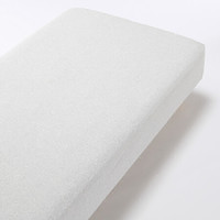 無印良品 MUJI 棉天竺 床垫罩 家纺 混浅灰色 K：  180×200×18～28cm用