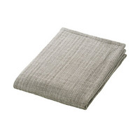 MUJI 棉三层纱织 小浴巾 薄型 毛巾 毛巾纯棉 深棕色 60×120cm