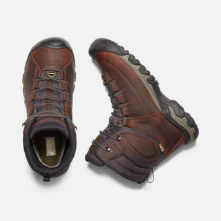 KEEN科恩男鞋短靴皮靴徒步靴战术训练靴登山靴1019914 COCOA/MULCH 11.5