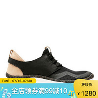 Clarks其乐女鞋运动鞋低帮系带休闲鞋网眼透气26132136 Black 10M