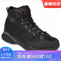 The North Face北面登山鞋男鞋运动鞋徒步鞋 BLACK/GREY-NF0A2YB4 12/45.5