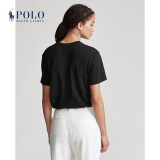 Ralph Lauren/拉夫劳伦女装 2020年夏季大号版型无尾礼服 Polo小熊T恤21534 001-黑色 S