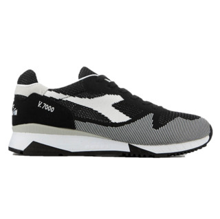 Diadora 迪亚多纳 V7000 Weave 男士运动鞋 休闲鞋 Black/White UK 9.5