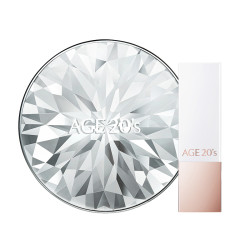 AGE20's 爱敬 钻石气垫套装银色限量版 #21 （正装12.5g+替换装12.5g+口红3.4g)