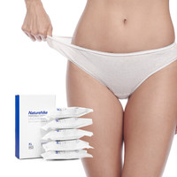 挪客户外 NaturehikeNH一次性内裤女士产妇月子孕妇产后纯棉男旅游必备旅行全棉免洗短裤 女士白色(5件盒装)L