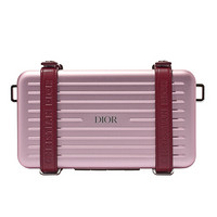 日默瓦与迪奥（DIOR AND RIMOWA）铝镁合金手拿包 联名系列Personal 8寸粉色 990.90.00.3