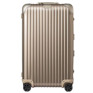 日默瓦（RIMOWA）铝镁合金拉杆托运箱 Original Trunk系列31寸钛金色925.75.03.4