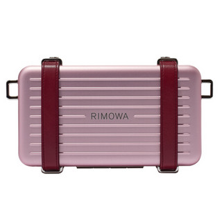 日默瓦与迪奥（DIOR AND RIMOWA）铝镁合金手拿包 联名系列Personal 8寸粉色 990.90.00.3