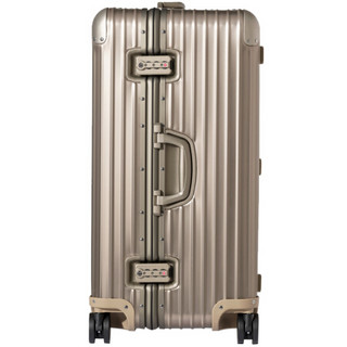 日默瓦（RIMOWA）铝镁合金拉杆托运箱 Original Trunk系列31寸钛金色925.75.03.4