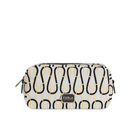 芙拉 FURLA SS20 DIGIT系列 织物 白色+黑色+黄色 L号化妆包零钱包小包 送女友1055940