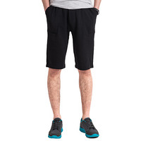 双星男士纯棉运动短裤五分裤舒适休闲中裤 DMS0032S1 黑色  XL
