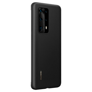 华为 HUAWEI P40 Pro+ 皮革保护壳 黑色