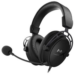 HYPERX 极度未知 阿尔法 S 耳罩式头戴式降噪有线耳机 黑色 3.5mm