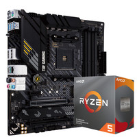 ASUS 华硕 TUF GAMING B450M PRO S MATX主板(AMD AM4、B450)+AMD 锐龙R5-3600 CPU套装